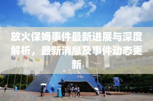 放火保姆事件最新進展與深度解析,最新消息及事件動態(tài)更新