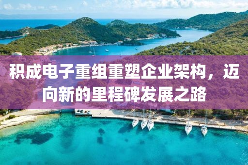 積成電子重組重塑企業架構,邁向新的里程碑發展之路