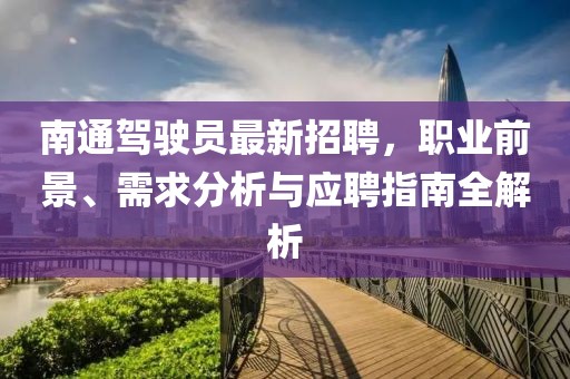 南通駕駛員最新招聘,職業前景、需求分析與應聘指南全解析