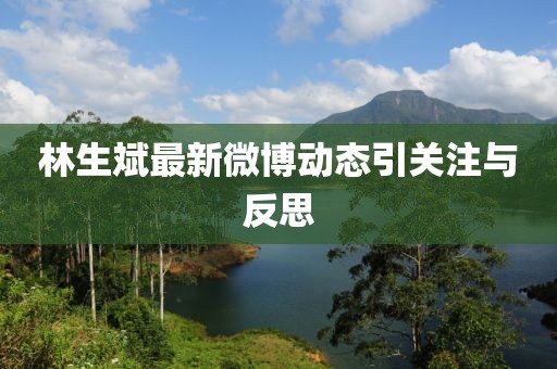 林生斌最新微博動態(tài)引關(guān)注與反思