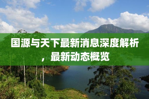 國源與天下最新消息深度解析,最新動態(tài)概覽