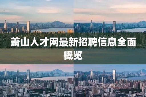 蕭山人才網(wǎng)最新招聘信息全面概覽