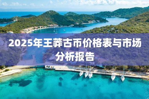 2025年王莽古幣價格表與市場分析報告
