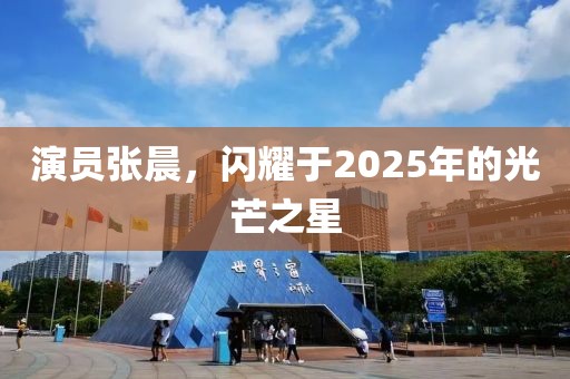 演員張晨，閃耀于2025年的光芒之星