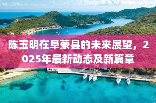 陳玉明在阜蒙縣的未來展望,2025年最新動態及新篇章