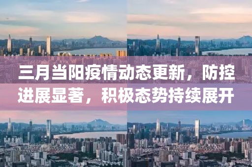 三月當陽疫情動態更新,防控進展顯著,積極態勢持續展開