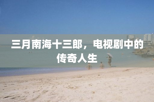 三月南海十三郎，電視劇中的傳奇人生