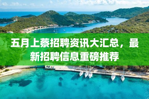 五月上蔡招聘資訊大匯總，最新招聘信息重磅推薦