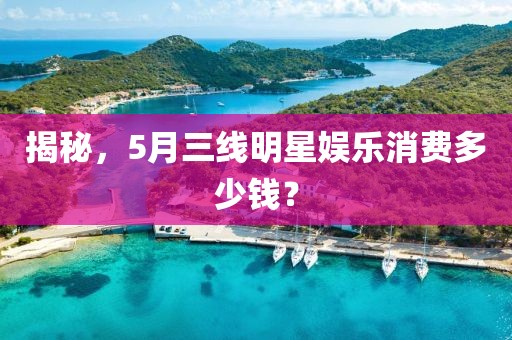 揭秘,5月三線明星娛樂消費(fèi)多少錢?