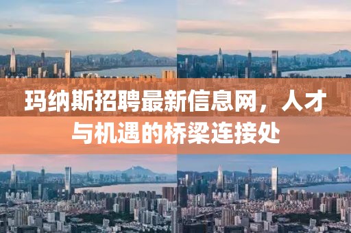 瑪納斯招聘最新信息網(wǎng)，人才與機(jī)遇的橋梁連接處