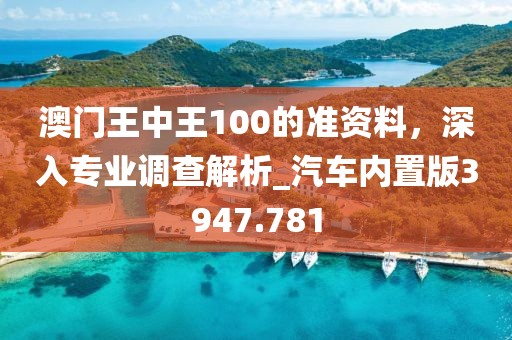 澳門王中王100的準資料,深入專業調查解析_汽車內置版3947.781