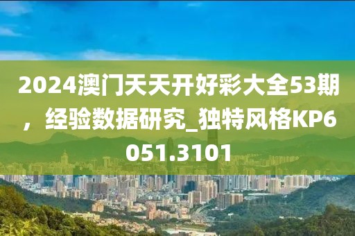2024澳門天天開好彩大全53期，經驗數據研究_獨特風格KP6051.3101