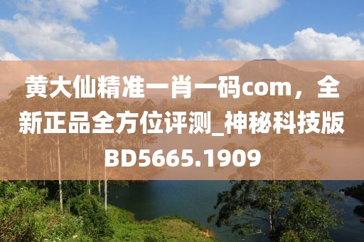 黃大仙精準一肖一碼com,全新正品全方位評測_神秘科技版BD5665.1909