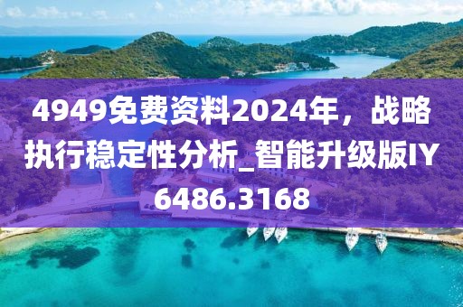 4949免費資料2024年,戰略執行穩定性分析_智能升級版IY6486.3168