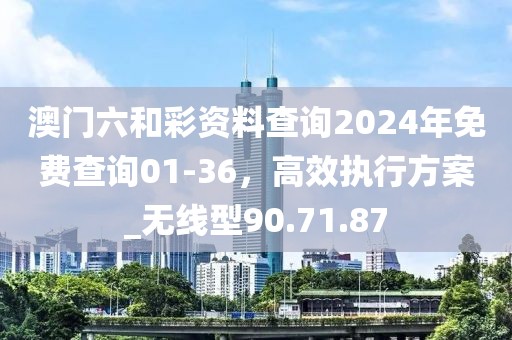 澳門六和彩資料查詢2024年免費查詢01-36,高效執行方案_無線型90.71.87